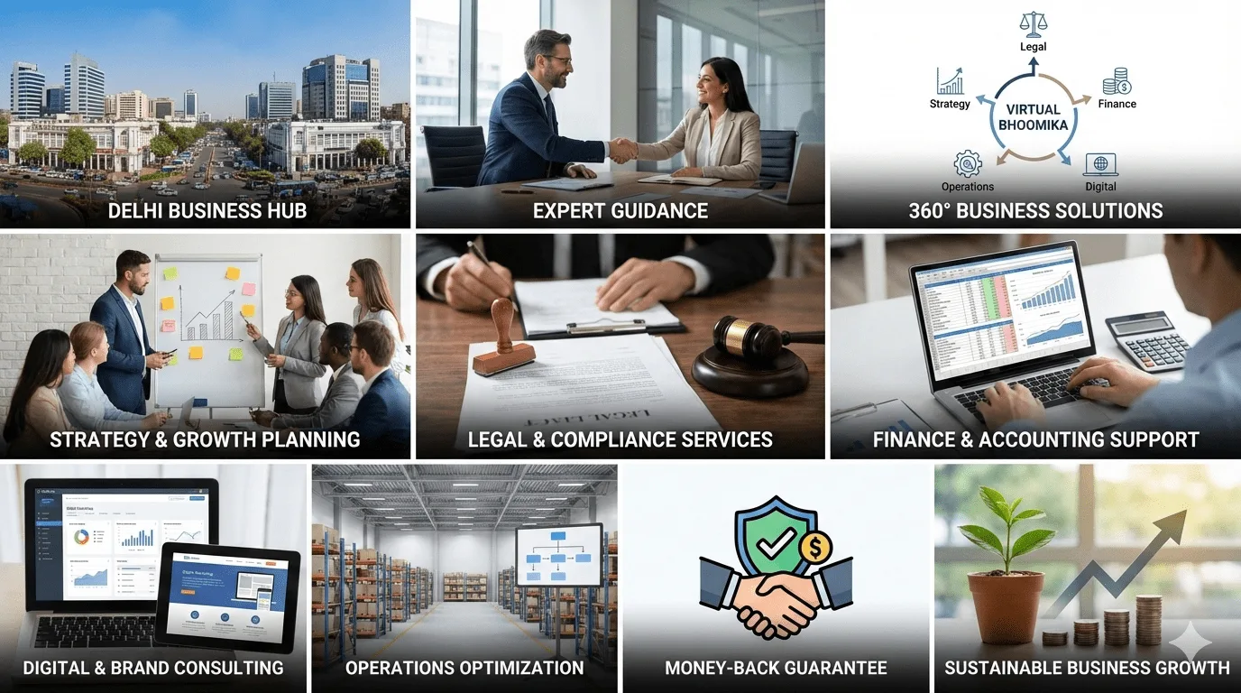 Business Consultant in Delhi: 10 Powerful Ways Virtual Bhoomika Private Limited Helps Businesses Grow Faster