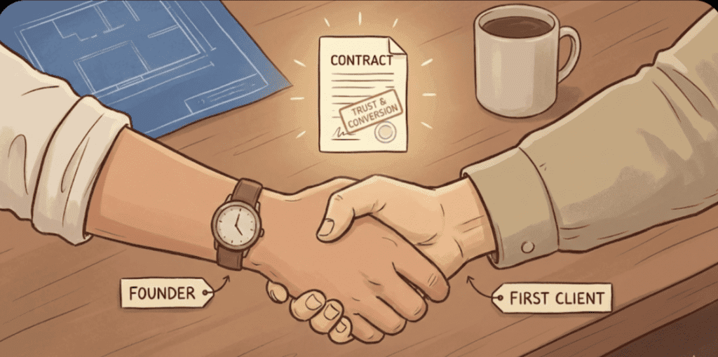 get your first customer